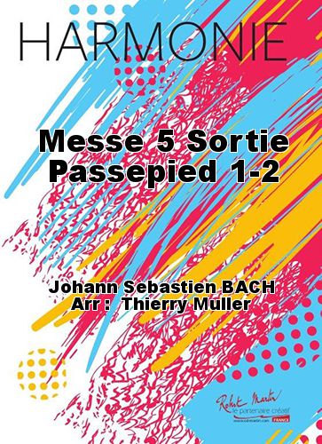 couverture Messe 5 Sortie Passepied 1-2 Martin Musique