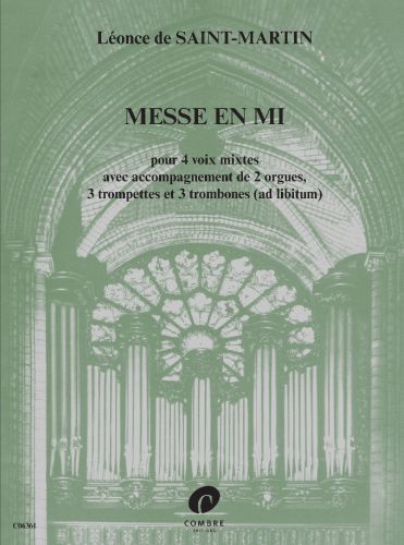 couverture Messe en Mi Op.13 Combre