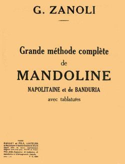 couverture Mthode complte de mandoline napolitaine avec tablatures Combre