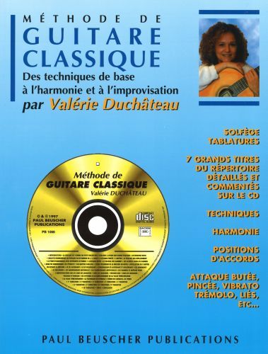 couverture Mthode de guitare classique Paul Beuscher