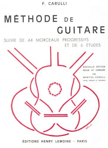 couverture Mthode de guitare Editions Henry Lemoine