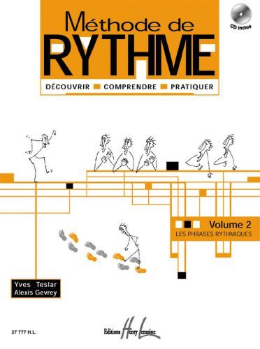 couverture Mthode de rythme Vol.2 Editions Henry Lemoine