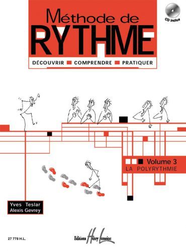 couverture Mthode de rythme Vol.3 Editions Henry Lemoine