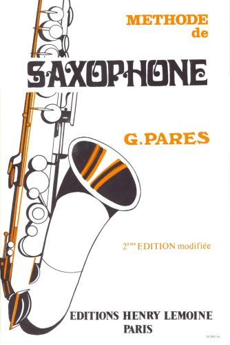 couverture Mthode de saxophone Editions Henry Lemoine