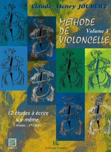 couverture Mthode de violoncelle Vol.3 - 12 tudes  crire soi-mme Combre