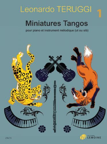 couverture Miniatures Tangos Vol.1 Editions Henry Lemoine