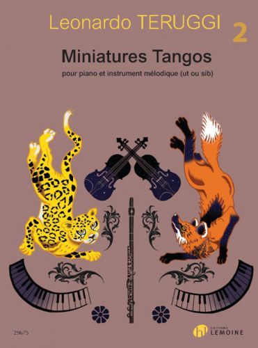 couverture Miniatures Tangos Vol.2 Editions Henry Lemoine