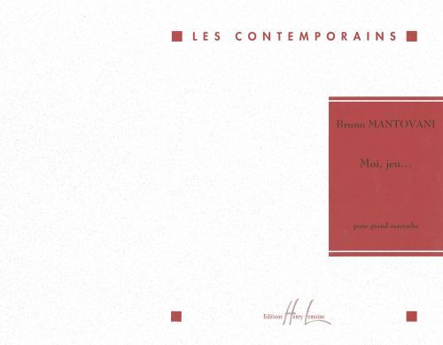 couverture Moi, jeu... Editions Henry Lemoine