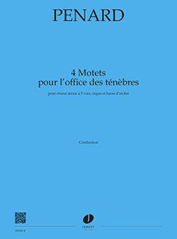 couverture Motets pour l'Office des Tnbres (4) Jobert