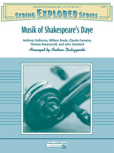 couverture Musik of Shakespeare's Daye ALFRED
