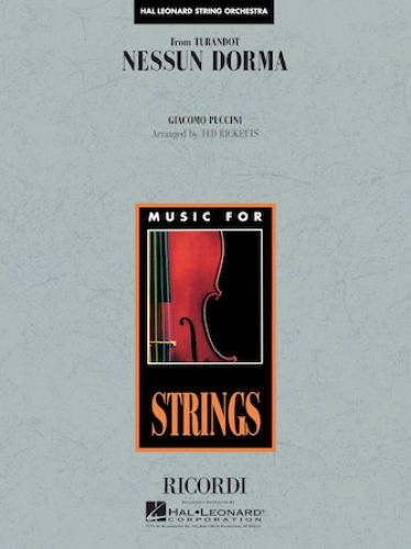 couverture Nessun Dorma (from Turandot) Hal Leonard