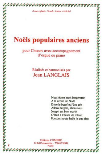 couverture Nols populaires anciens (7) Combre