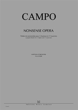 couverture Nonsense Opera Editions Henry Lemoine