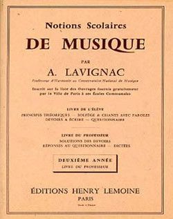 couverture Notions scolaires n2 - prof. Editions Henry Lemoine