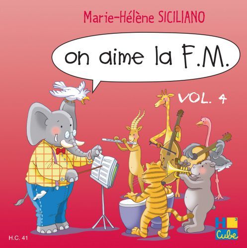 couverture On aime la FM Vol.4 CD seul H Cube