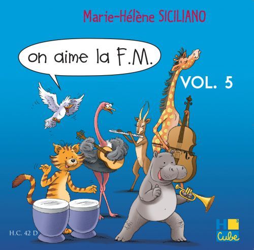 couverture On aime la FM Vol.5 CD seul H Cube