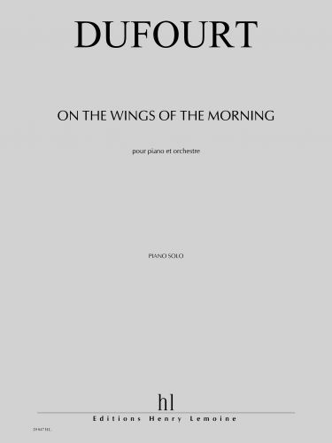 couverture On the wings of the morning Editions Henry Lemoine