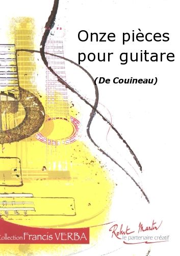 couverture Onze Pices Pour Guitare Editions Robert Martin