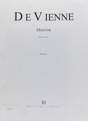 couverture Oolithe Editions Henry Lemoine