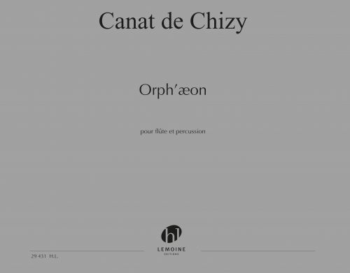 couverture Orph'aeon Editions Henry Lemoine