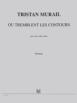 couverture O tremblent les contours Editions Henry Lemoine