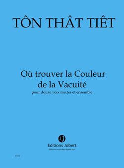 couverture O trouver la Couleur de la Vacuit Jobert