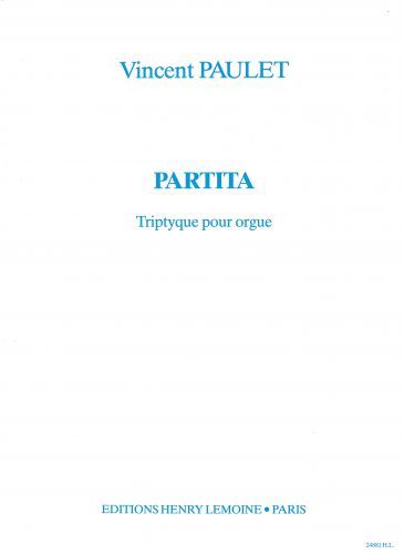 couverture Partita Editions Henry Lemoine