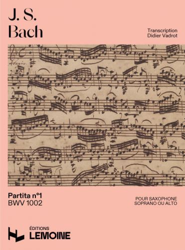 couverture Partita n1 BWV1002 Editions Henry Lemoine