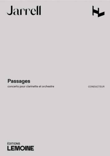 couverture Passages Editions Henry Lemoine