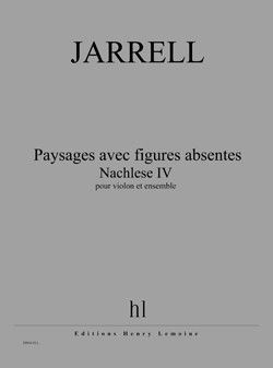 couverture Paysages avec figures absentes - Nachlese IV Editions Henry Lemoine