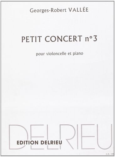 couverture Petit concert n3 Delrieu