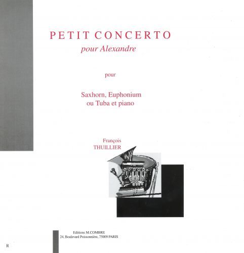 couverture Petit concerto pour Alexandre Combre