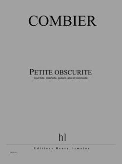 couverture Petite obscurit Editions Henry Lemoine