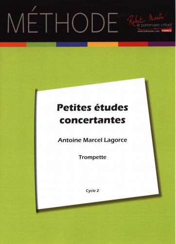 couverture Petites tudes Concertantes Editions Robert Martin
