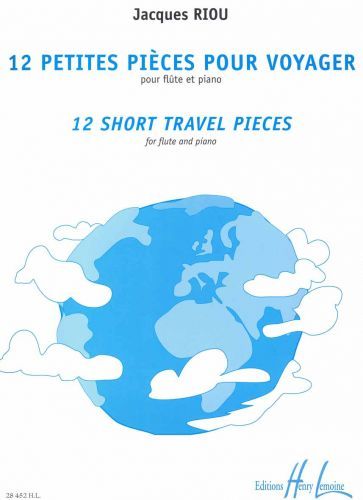 couverture Petites pices pour voyager (12) - Short travel pieces Editions Henry Lemoine