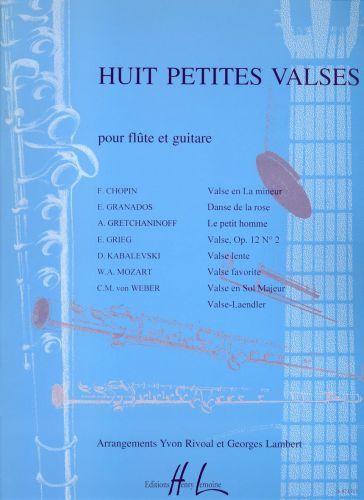 couverture Petites Valses (8) Editions Henry Lemoine