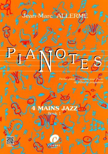 couverture Pianotes 4 mains Jazz Book 1 Combre