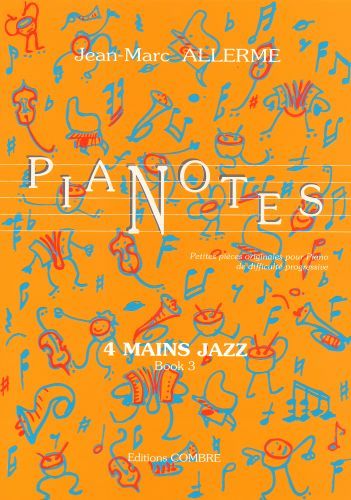 couverture Pianotes 4 mains Jazz Book 3 Combre