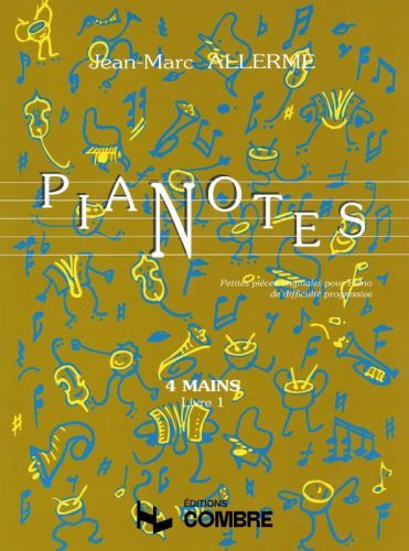 couverture Pianotes 4 mains Vol.1 Combre