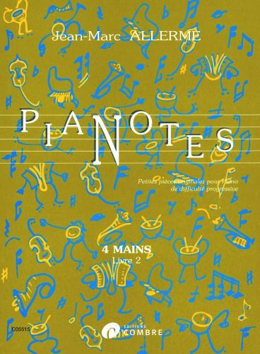 couverture Pianotes 4 mains Vol.2 Combre