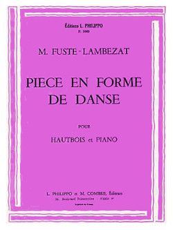 couverture Pice en forme de danse Combre