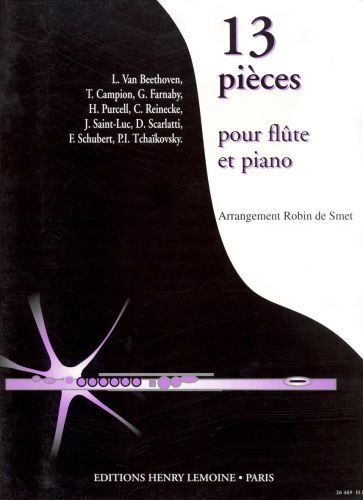 couverture Pices (13) Editions Henry Lemoine