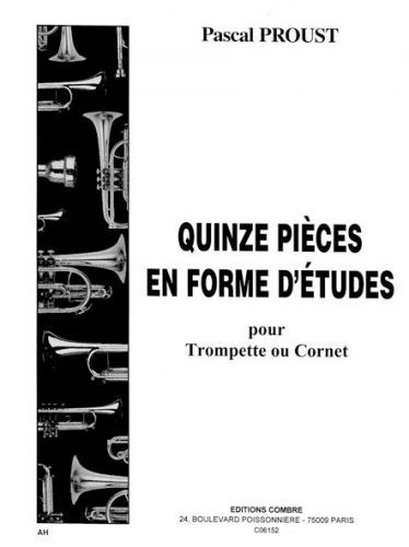 couverture Pices en forme d'tudes (15) Combre