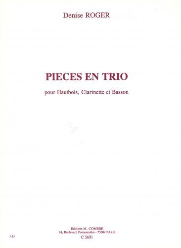 couverture Pices en trio Combre