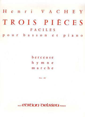 couverture Pices faciles (3) Delrieu