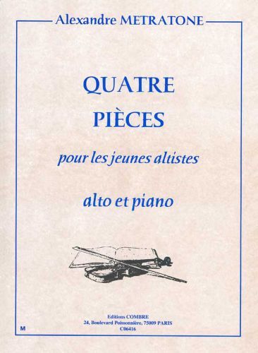 couverture Pices pour jeunes altistes (4) Combre