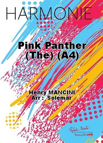 couverture Pink Panther (The) (A4) Martin Musique