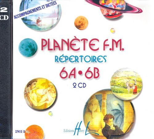 couverture Plante FM Vol.6 - accompagnements CD seul Editions Henry Lemoine