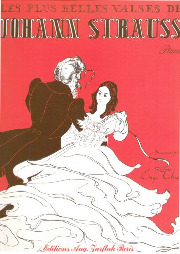 couverture Plus Belles Valses de Strauss Editions Robert Martin