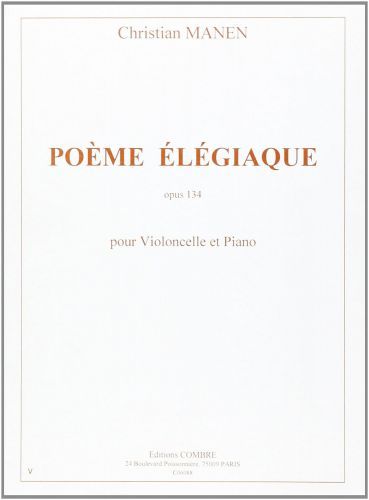 couverture Pome lgiaque Op.134 Combre